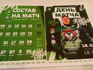 МХК. ЭКОНИВА (Бобров Воронежская область ) - МХК. Рязань -ВДВ. ..16.01.2026...