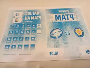 МХК . Протон (Нововоронеж ) - МХК. Рязань -ВДВ...20.01.2026..