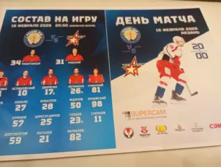 ХК. Рязань - ВДВ .-Ижсталь (Ижевск) ..16.02.2026.