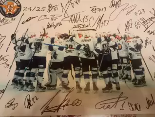 ХК. Рязань-ВДВ. 24/25 формат 45/30 автографы всей команды без скидки един. экзпр