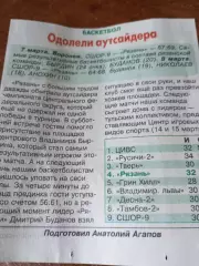 СШОР №9 (Воронеж) -БК Рязань. 7/8.03.2026.Счёт (57-69.64-68)