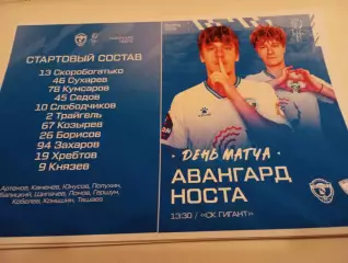 Авангард (Курск ) - Носта (Новотроицк) 18.03.2026. . Контрольный матч.