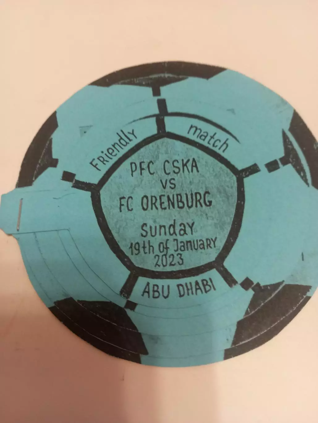 ЦСКА - ФК. Оренбург. 19.01.2023. Контрольная игра (ручная работа)