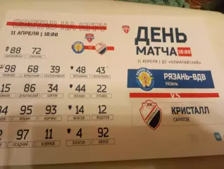 .МХК.Рязань ВДВ - МХК . Кристалл (Саратов ). 11.04.2026.Плей-офф. 1/4