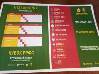 Кубок РРФС. 15.11.2025.U-12/2013/9х9 (Воскресенск, Коломна, Новомосковск)