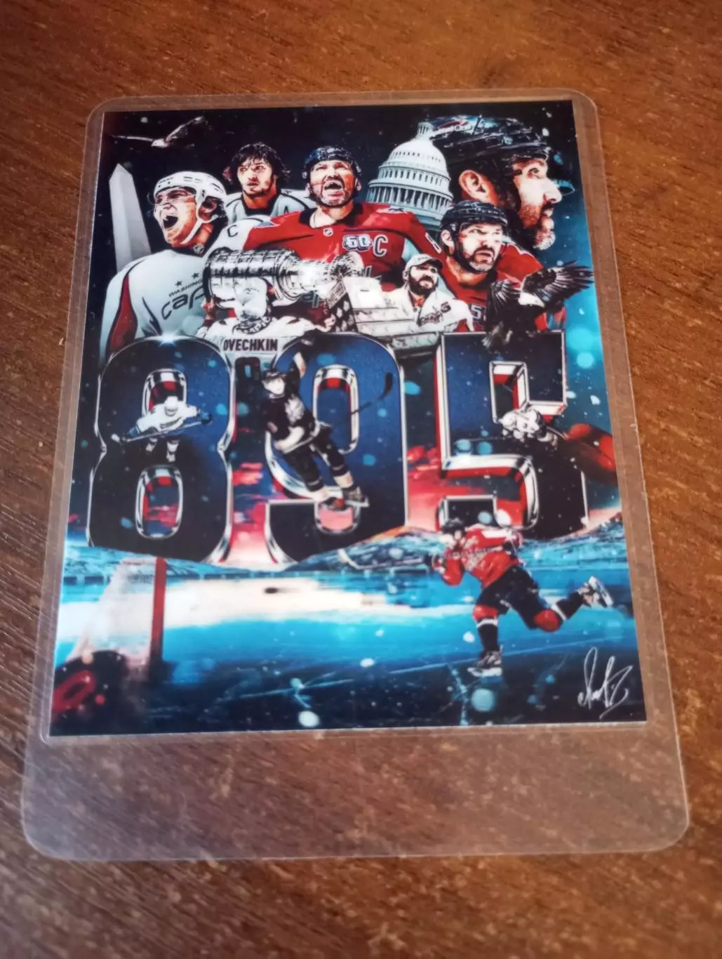 Овечкин. 895 шайб в НХЛ (Заламинирована)