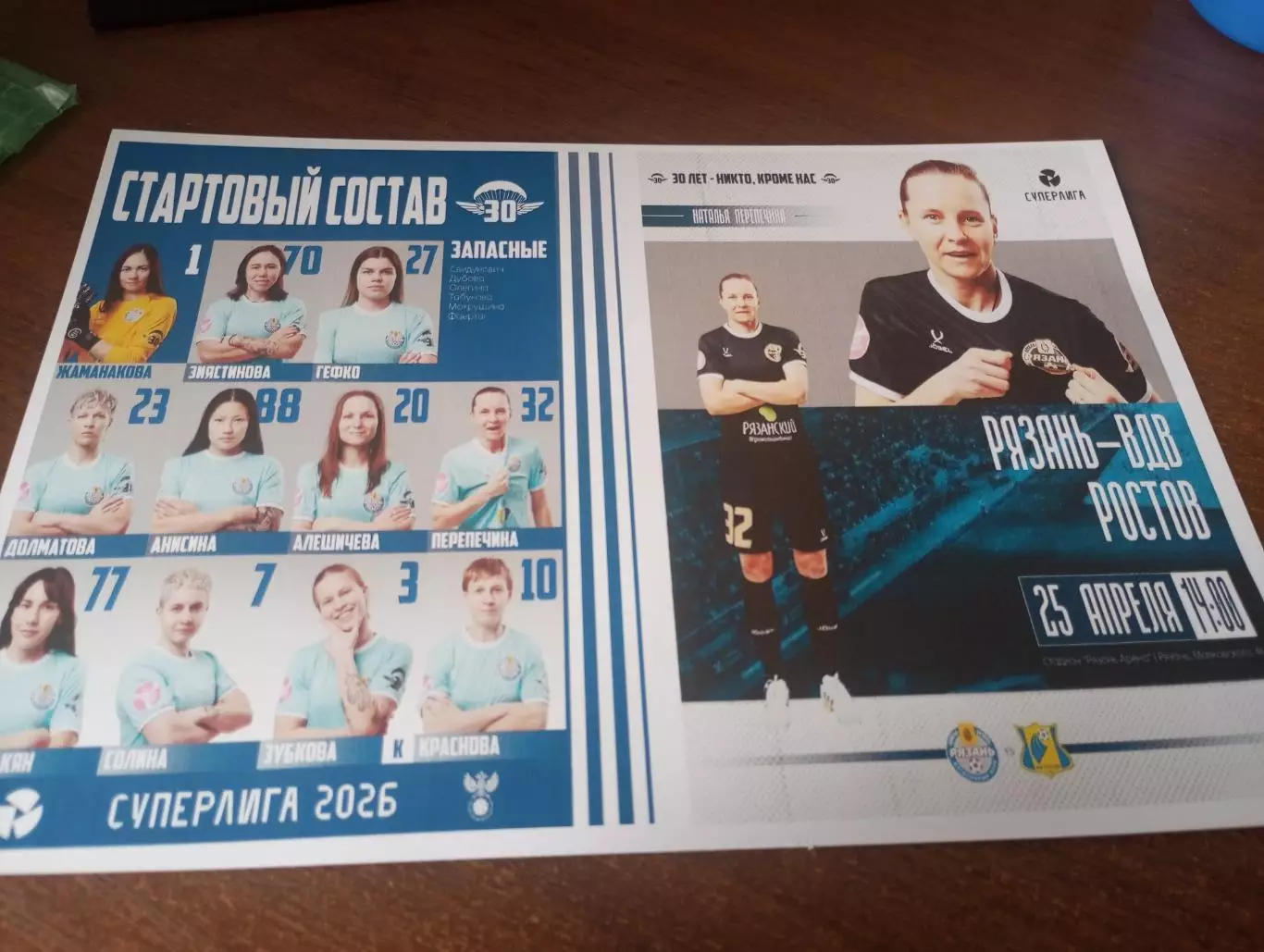 ЖФК.Рязань -ВДВ - ЖФК.Ростов.. 25.04.2026.