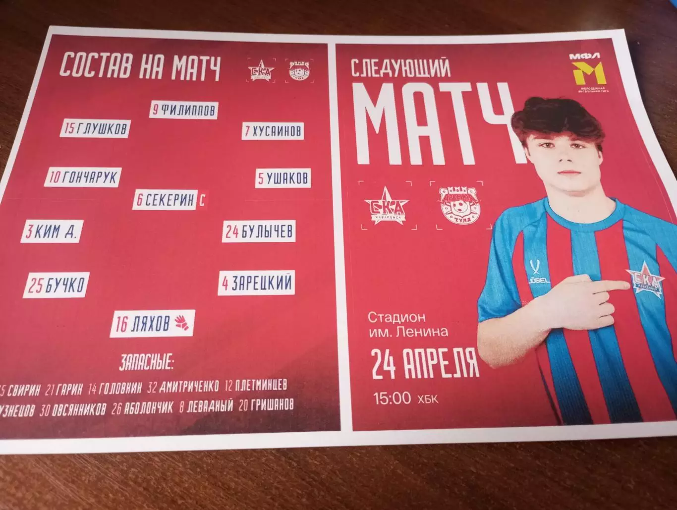 СКА-М(Хабаровск) - Арсенал-М(Тула). .24.04.2026.МФЛ