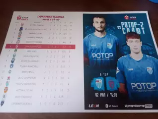 Ротор-2(Волгоград) - Салют(Белгород).2.05.2026.