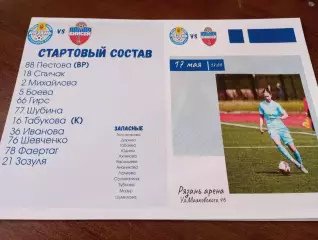 ЖФК. Рязань-ВДВ-М - ЖФК. Енисей -М(Красноярск) . 17.05.2026.