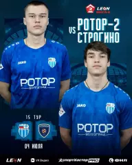 Ротор-2(Волгоград) - ФК.Строгино(Москва).4.07.2026.