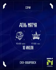 ФК.Сочи-М - СКА-М(Хабаровск).10.07.2026. (МФЛ)