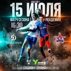 Динамо-Академия(Владивосток) - СКА(Хабаровск) . 15.07.2026.U-18 .(ЮФЛ)