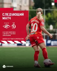 ЖФК.Спартак(Москва) - ЖФК.Динамо(Москва).1.08.2026.