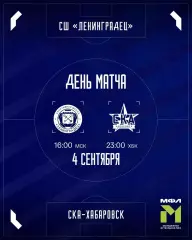 СШ.Ленинградец(Ленинградская область) -СКА(Хабаровск) .4.09.2026.(МФЛ)