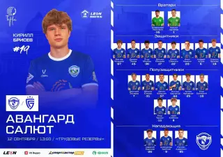 Авангард(Курск) - Салют(Белгород)...12.09.2026.