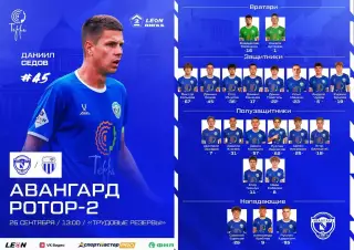 Авангард(Курск)-Ротор-2(Волгоград)..26.09.2026