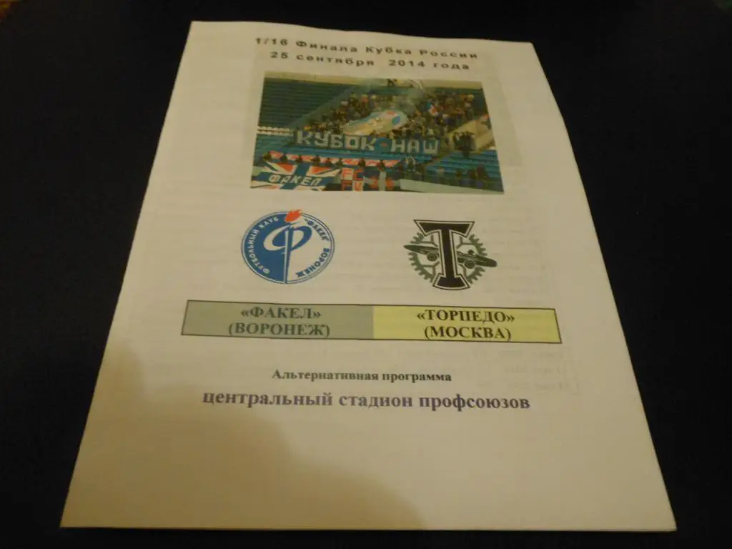 Факел (Воронеж) - Торпедо (Москва) 2014