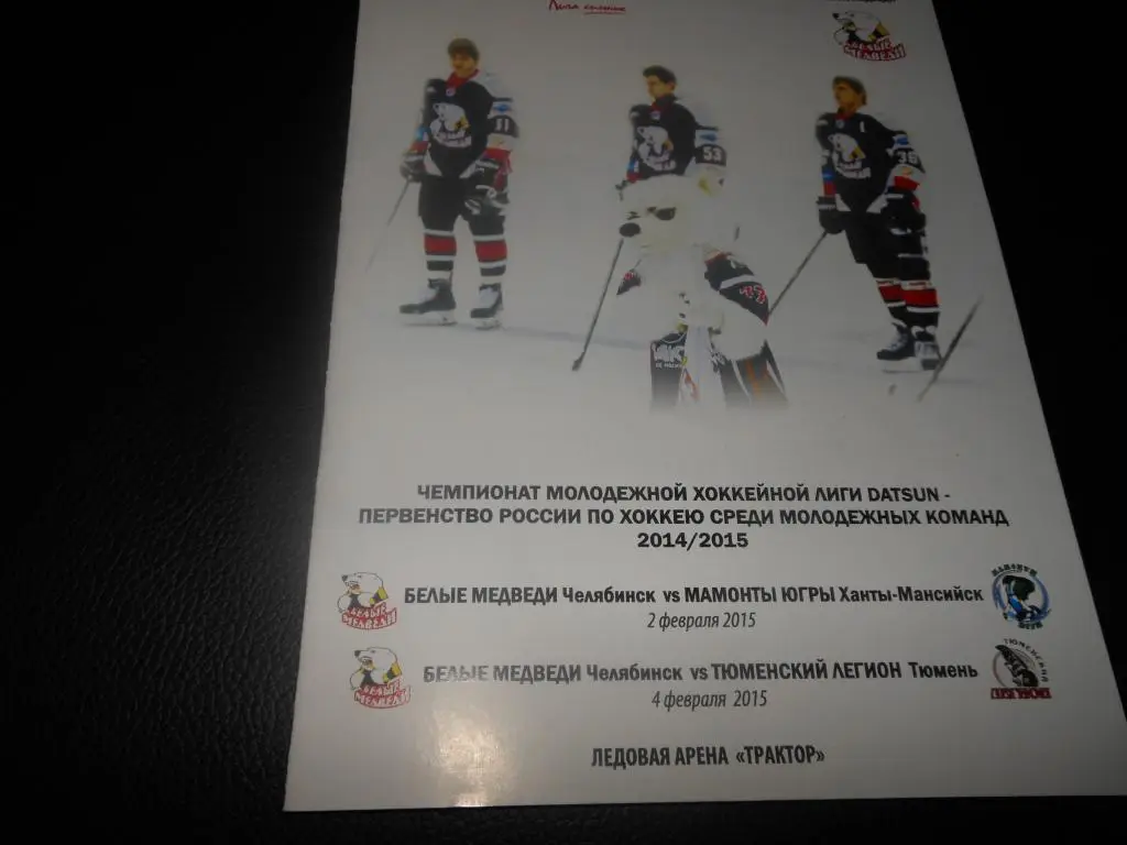 Белые Медведи (Челябинск) - Мамонты Югры/Тюменский Легион(Тюмень) 2/4.02.2015
