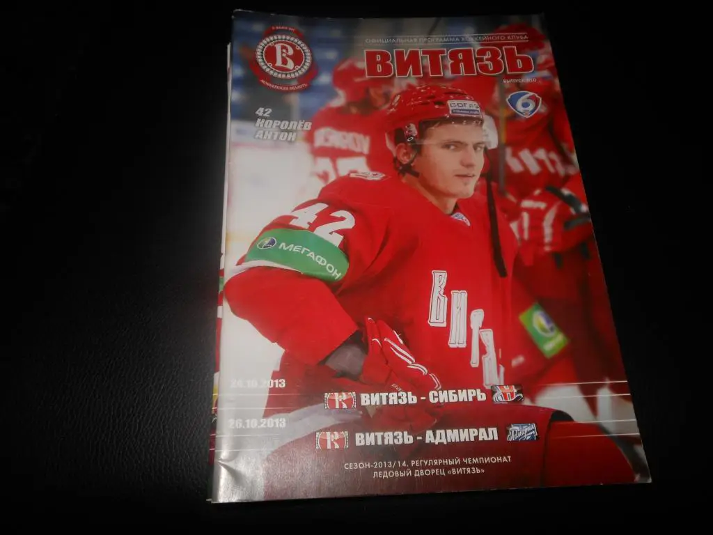 Витязь (Чехов) - Сибирь(Новосибирск)/Адмирал (Владивосток) 24/26.10.2013.