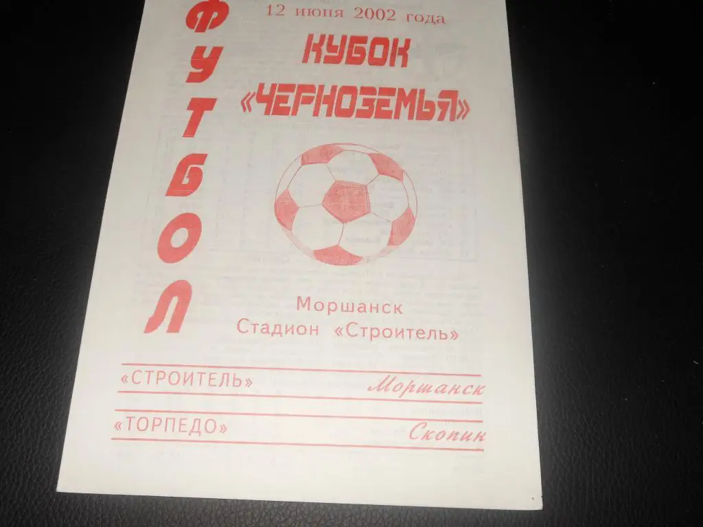 Строитель (Моршанск) - Торпедо (Скопин) 2002