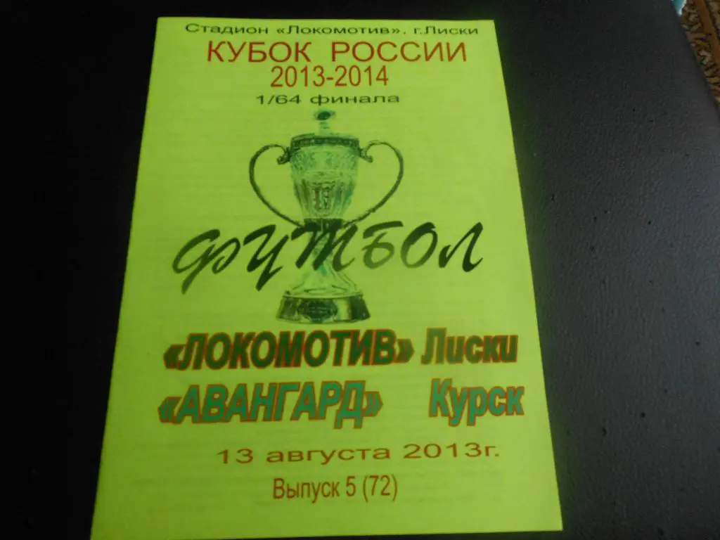 Локомотив(Лиски) - Авангард(Курск) 13.08.2013.
