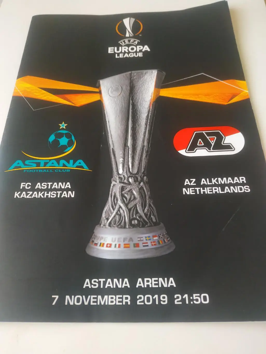 ФК Астана - АЗ Алкмар Голландия. 7.11.2019.Лига Европы