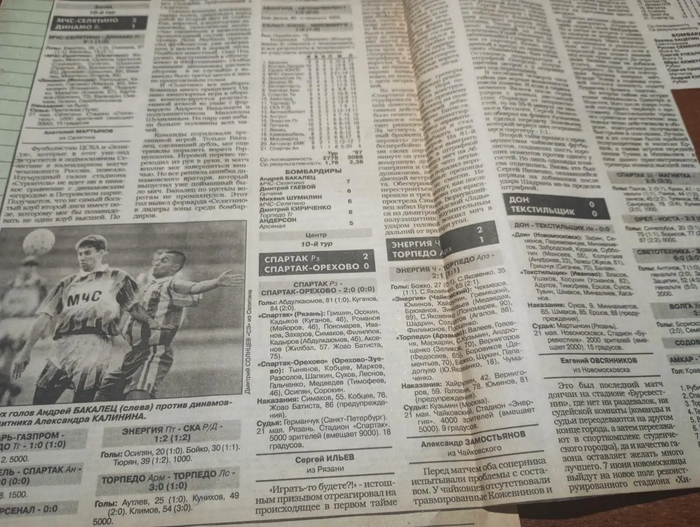 1997(Селятино, Вологда, Рязань, Орехово-Зуево, Арзамас, Новомосковск, Иваново)