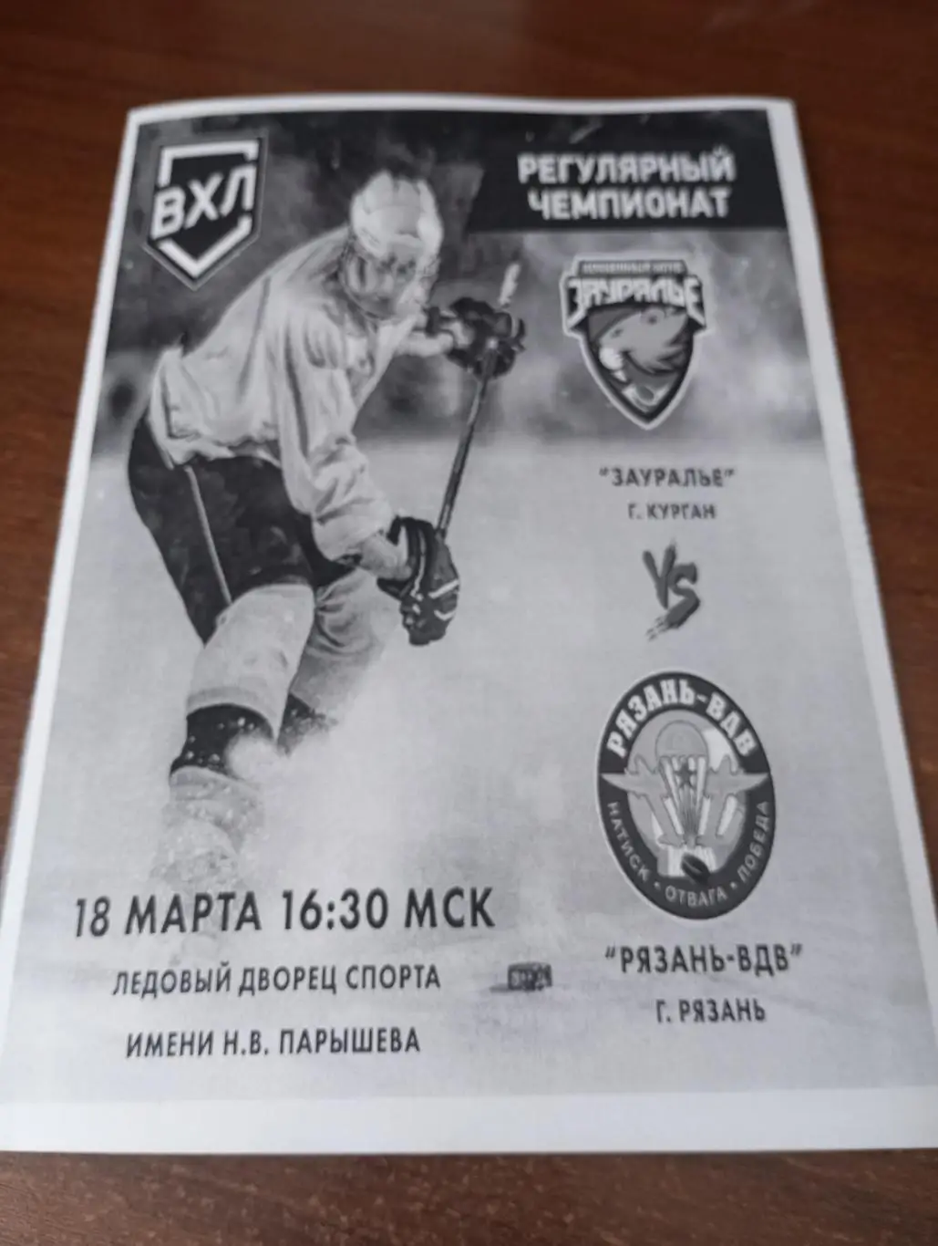 Зауралье(Курган ) - ХК.Рязань-ВДВ. 18.03.2025.