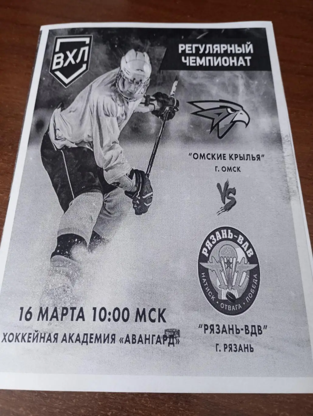 Омские Ястребы (Омск) - ХК.Рязань - ВДВ.16.03.2025..