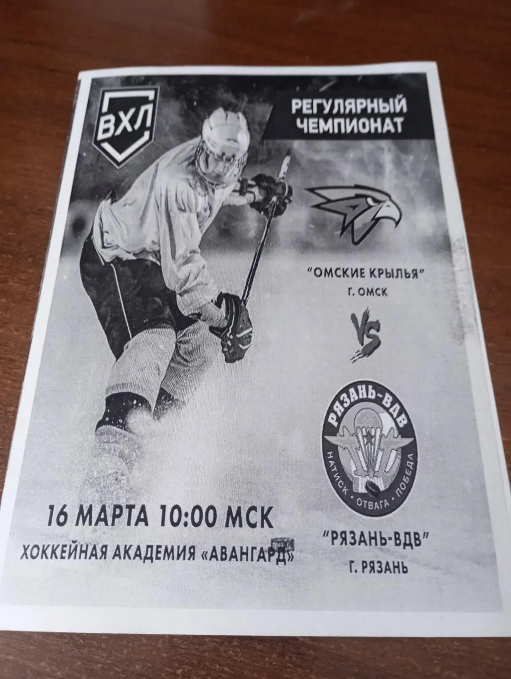 Омские Ястребы (Омск) - ХК.Рязань - ВДВ.16.03.2025..