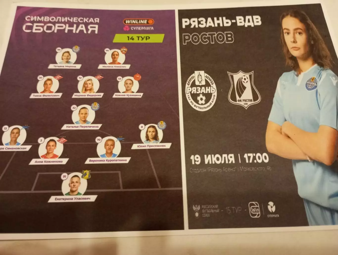 ЖФК. Рязань ВДВ - ЖФК. Ростов.19.07.2025. Авторская вид №1,