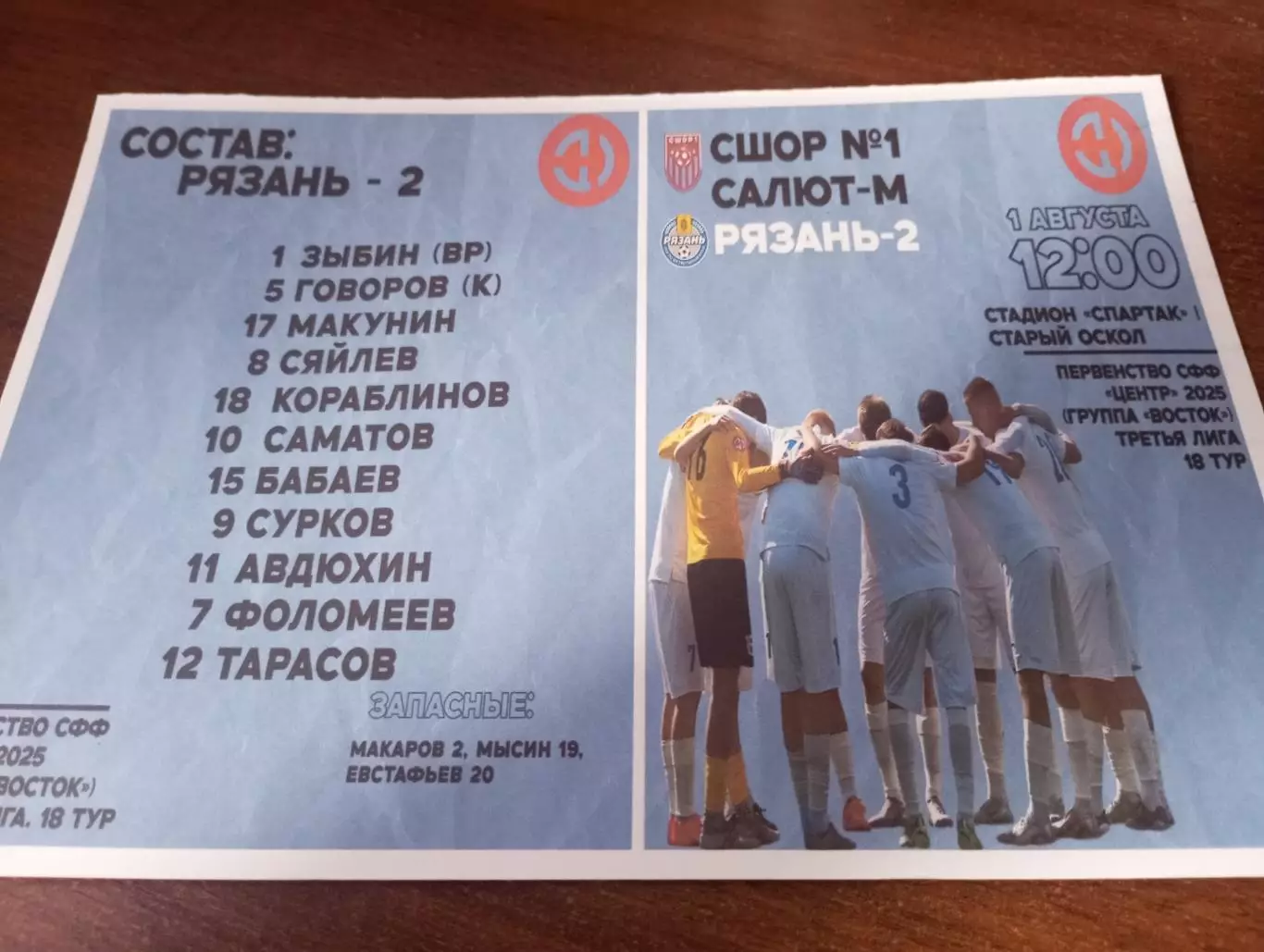 СШОР .№1 Салют-М(Белгород) - ФК.Рязань.1.08.2025. Авторская,,.