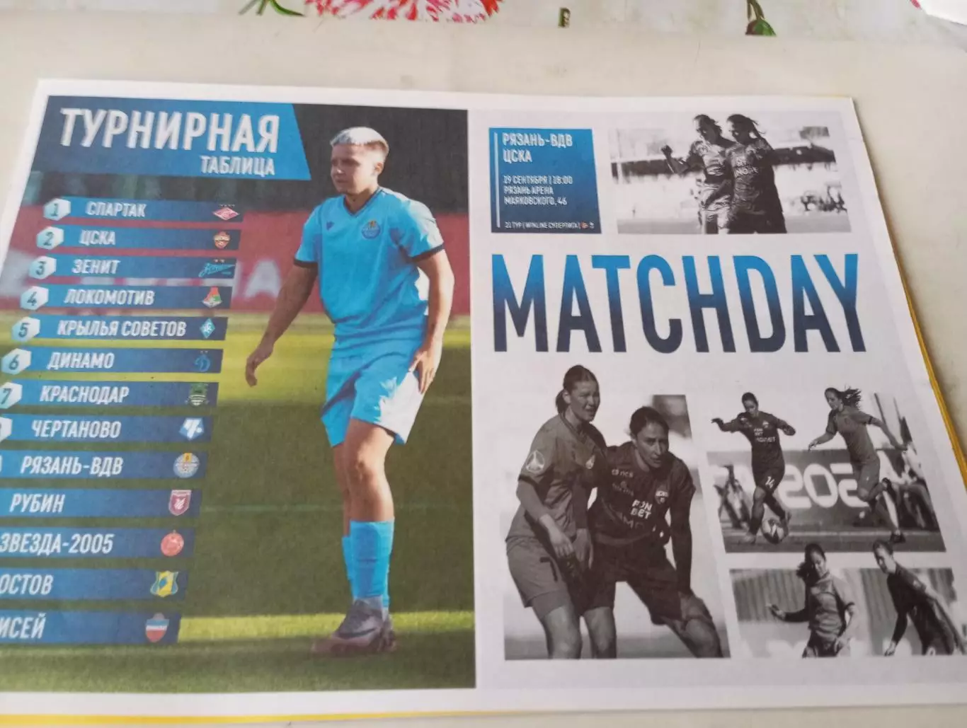 ЖФК. Рязань -ВДВ.- ЖФК ЦСКА..19.09.2025... Авторская. №. 4