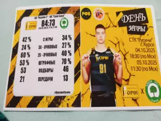 БК.Русичи-2(Курск)- БК. Грин Хилл.(Липецк). 5.10.2025.