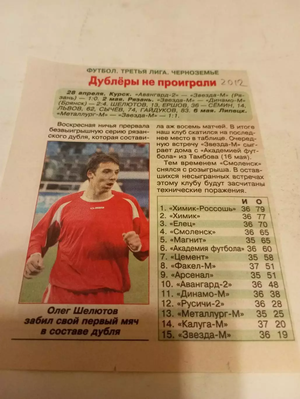 Звезда-М(Рязань) - Курск/Брянск/Липецк.28.04-2/6.05.2012.