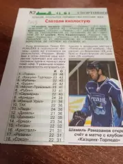 ХК. Рязань.- Ангарск/Красноярск/Усть - Каменогорск. 13/15/17.11.2013.