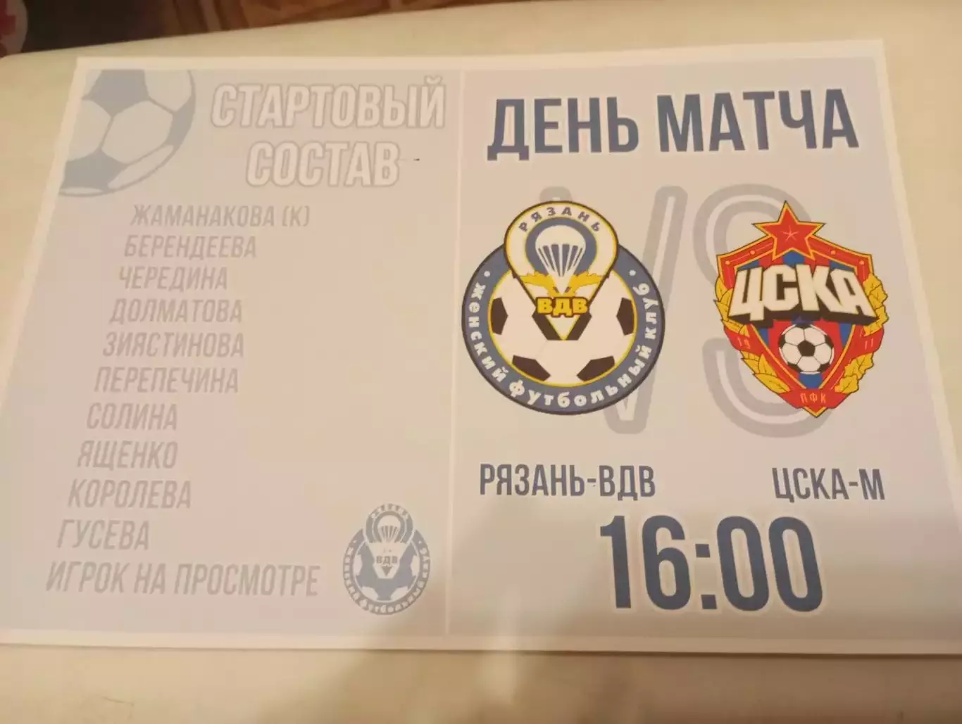 ЖФК. Рязань ВДВ. - ЖФК . ЦСКА- М. 2.02.2023.Контрольный матч г. Крымск