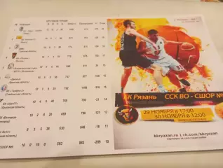 БК. Рязань - ССК ВО- СШОР № 9(Воронеж). 29.11.2025.