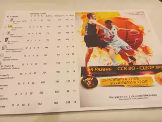 БК. Рязань - ССК ВО- СШОР № 9(Воронеж).. 30.11.2025..