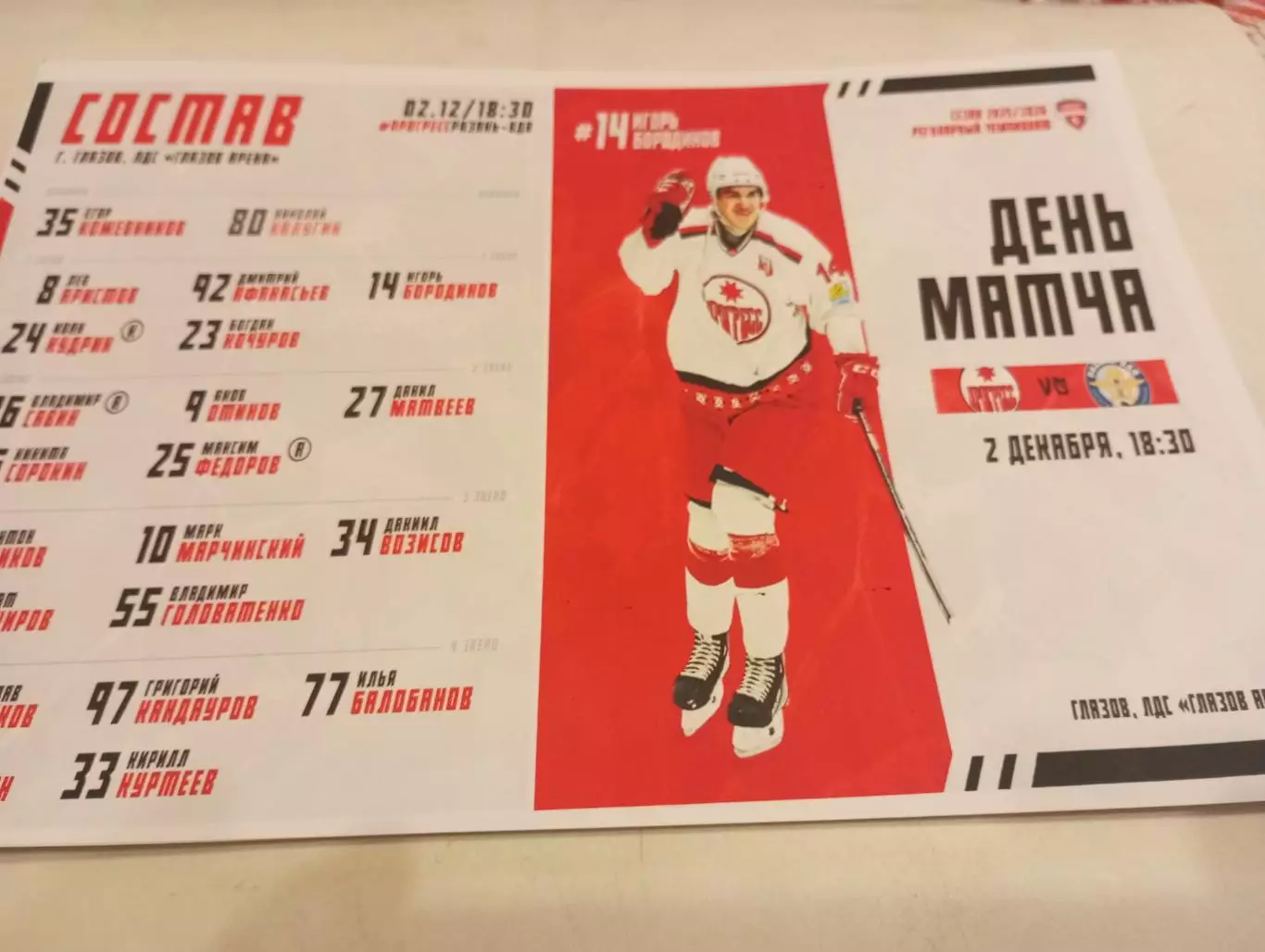 МХК.. Прогресс (Глазов) - МХК. Рязань ВДВ. .2.12.2025..