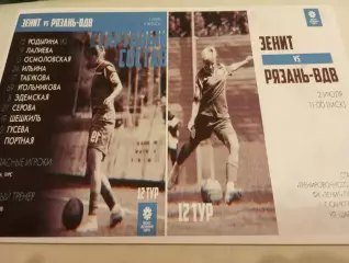 ЖФК. Зенит-М (Санкт-Петербург) - ЖФК. Рязань ВДВ-М.2.07.2023..