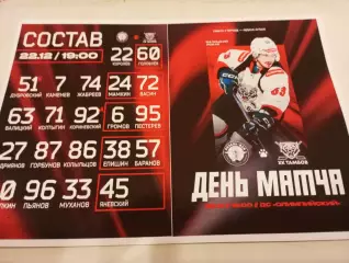 ХК. Рязань ВДВ - ХК. Тамбов.. 22..12.2025...