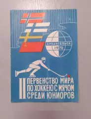 Хоккей с мячом. Архангельск - 1970. Чемпионат Мира, юниоры, сборная СССР...