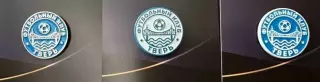 ФК Тверь. Официальный. Знак справа из резины.
