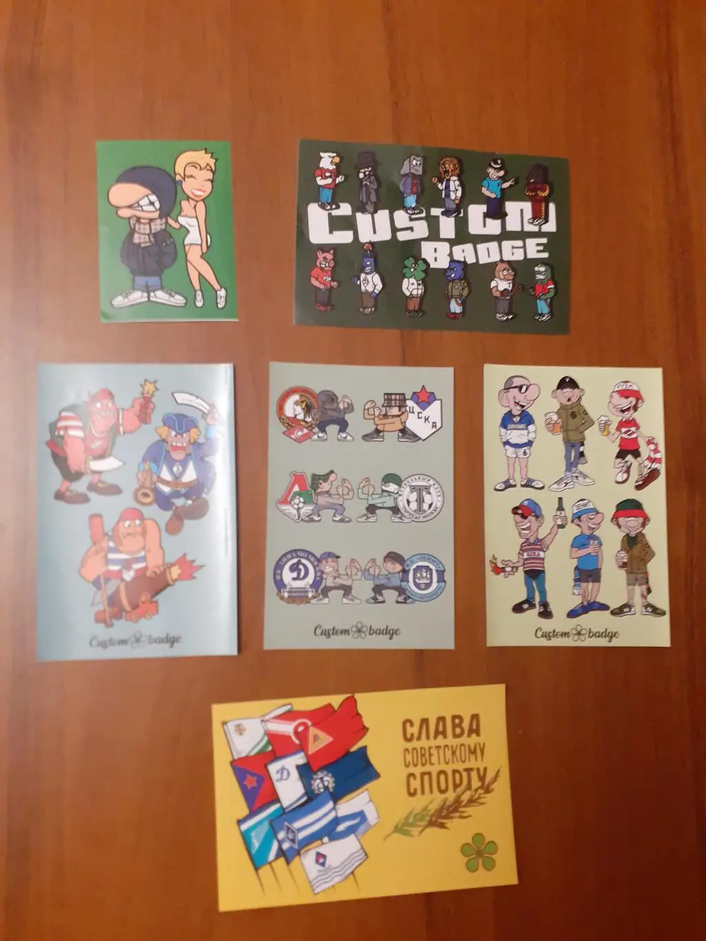 Стикер фанатский Спартак, Торпедо, ЦСКА, Динамо, Зенит, Локомотив...6шт.