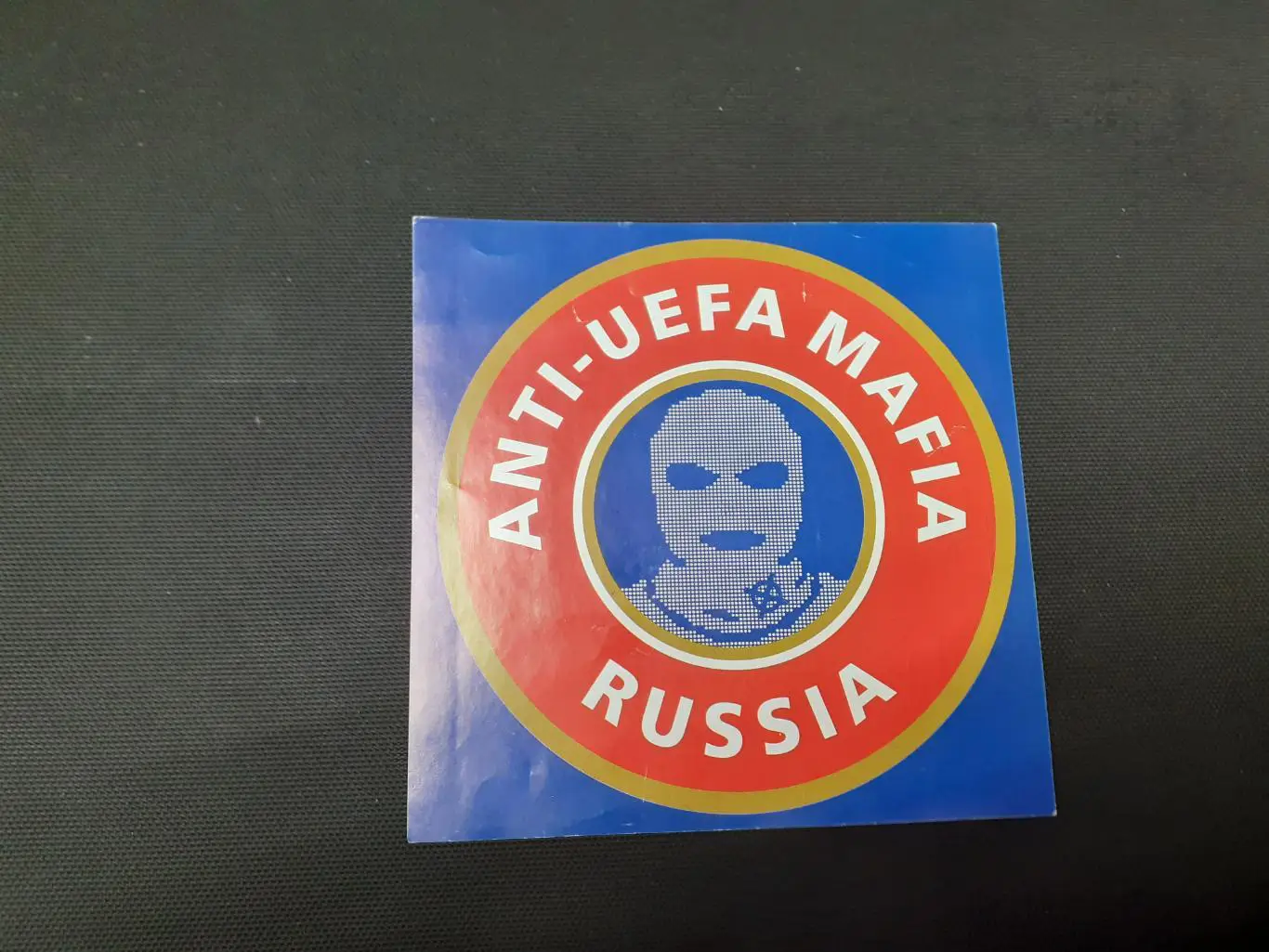 Стикер фанатский УЕФА - Мафия.