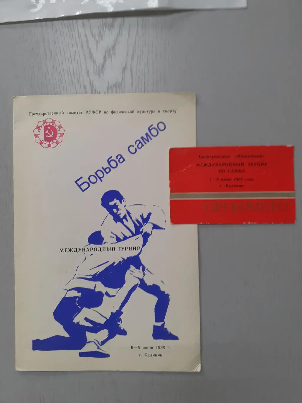 Калинин - 1988. Самбо. Международный турнир.