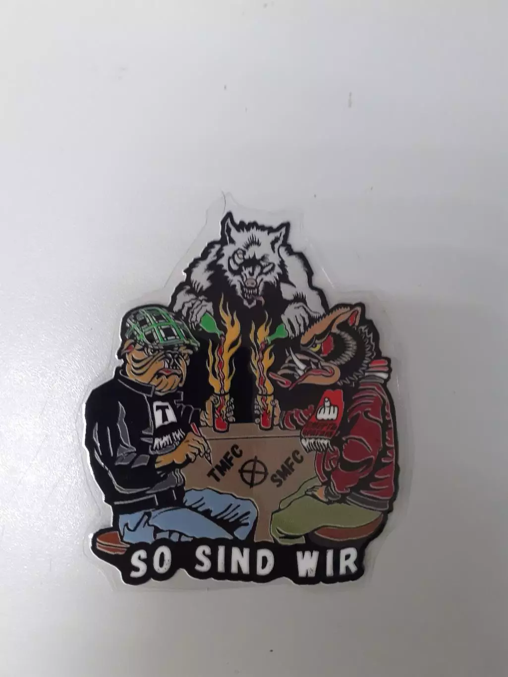 Стикер фанатский Торпедо + Спартак