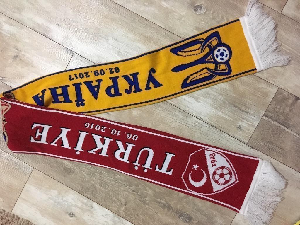 шарф Украина - Турция 2017 1